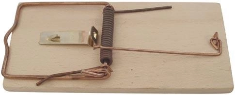 Capcană din lemn pentru șoareci, 2 buc