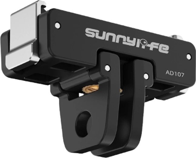 Sunnylife adaptor de montaj cu eliberare rapidă, reversibil, 1/4" pentru Osmo Nano și Action 6