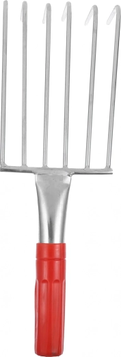 Cultivator de grădină manual cu 6 dinți, 32 cm