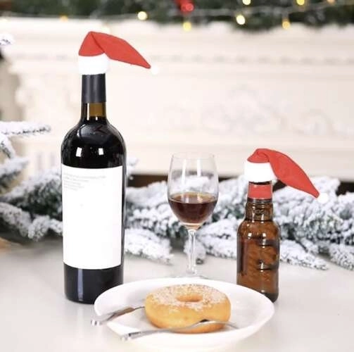 Decorațiune și pentru o sticlă de vin