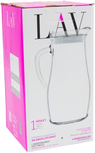 Sticlă de masă rezistentă și prindere sigură