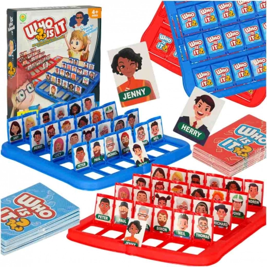 Joc de familie cu ghicit Știi cine este? – set de două table și cărți