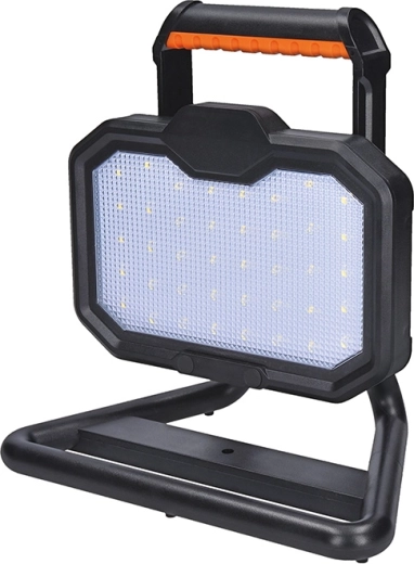 Proiector LED portabil reîncărcabil Solight 20 W 2000 lm portocaliu-negru