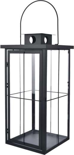 Felinar metalic negru 58 cm