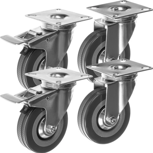 Set de roți pivotante industriale Malatec (set de 4 bucati)
