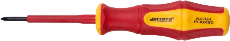 Șurubelniță în cruce izolată PH0 3×60 mm