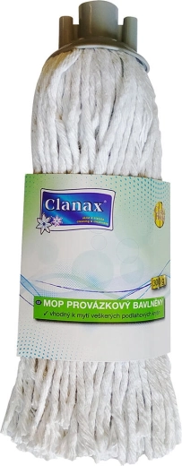 Cap de rezervă din bumbac pentru mop, 300 g, cu filet grosier