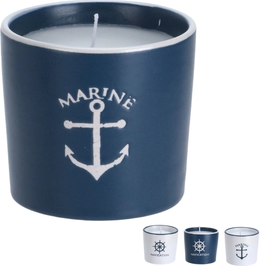 Lumânare decorativă SEA în recipient ceramic