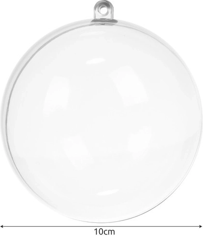 Diametru 10 cm – ideal pentru ornamente de impact