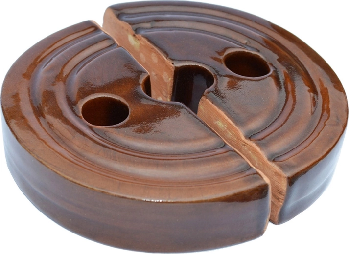 Set de două pietre de presare din gresie ceramică, 17 cm