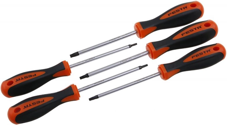 Set șurubelnițe TORX FESTA S2, 5 piese