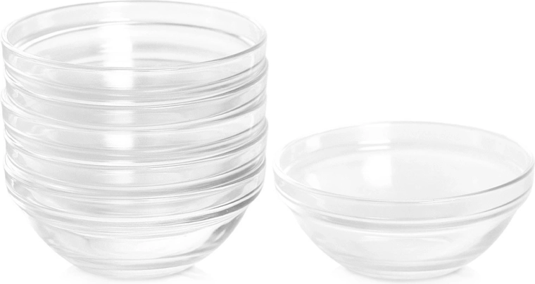 Boluri din sticlă pentru sosuri și dipuri 9 cm, 6 buc., 135 ml Vilde