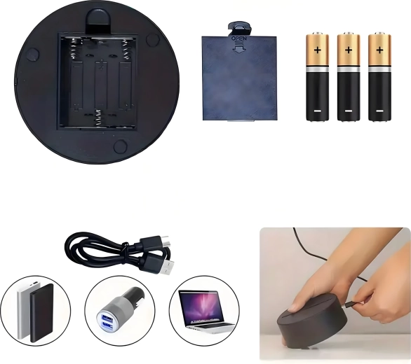 Alimentare USB și pe baterii