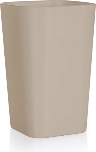 Pahar de baie din plastic bej-gri 11 cm