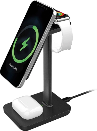 Compatibilitate Qi2 și MagSafe pentru fixare rapidă și precisă