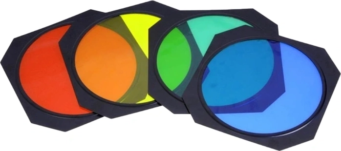 4 filtre gel colorate pentru o atmosferă creativă