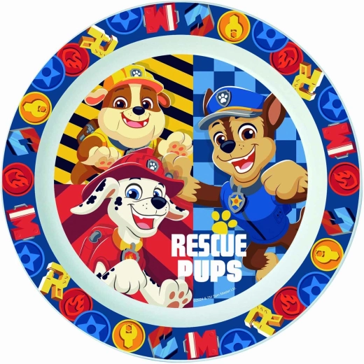 Farfurie din plastic Paw Patrol 22 cm
