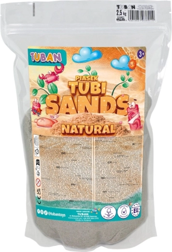 TUBI SAND nisip kinetic natural în săculeț 2,5 kg