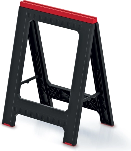 Capre de construcții pliabile TITAN STAND, set 2 buc, negre