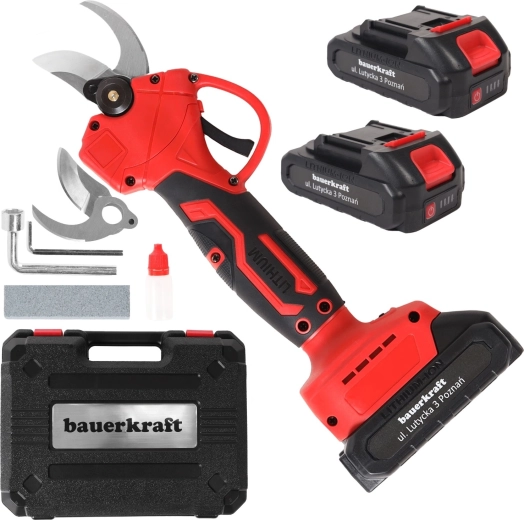 Foarfecă electrică de grădină cu acumulator 21 V pentru ramuri și garduri vii