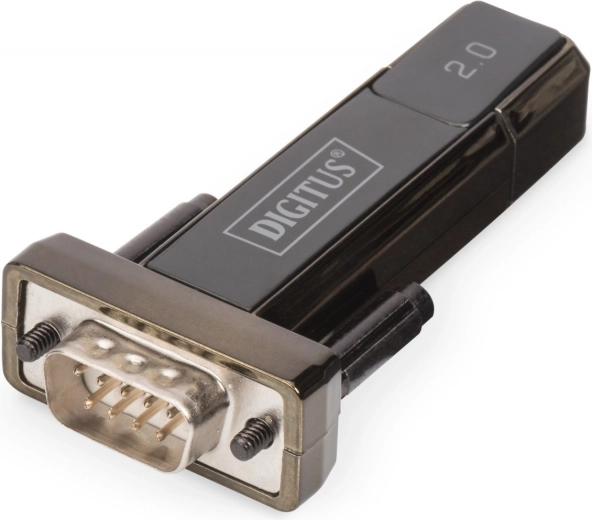 Adaptor Digitus USB-A 2.0 la RS232 DB9 cu cablu de 0,8 m