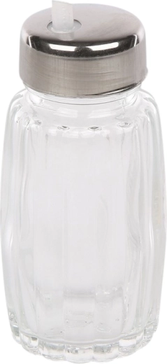 Doză din sticlă pentru condimente lichide 50 ml cu partea superioară din inox