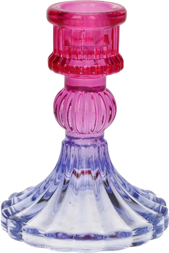 Sfeșnic Lior roz‑mov 4,8 × 15 cm