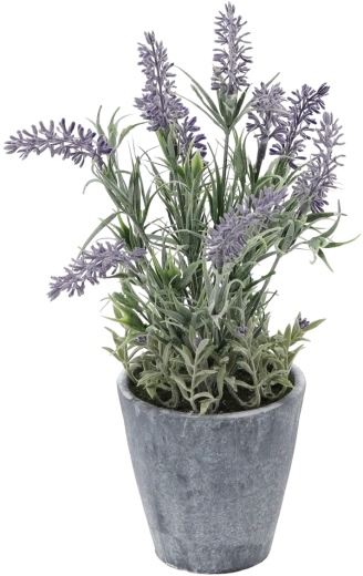 Lavandă sintetică în ghiveci 32 cm