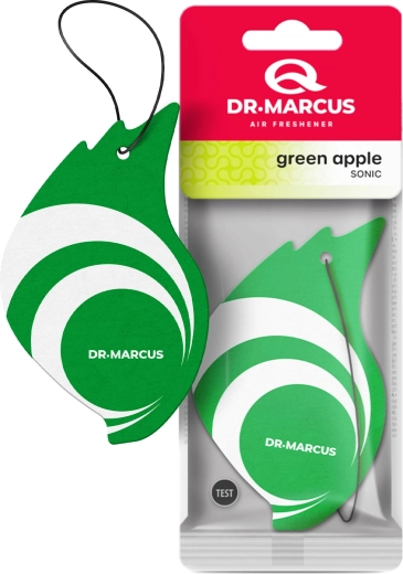 Dr. Marcus Sonic odorizant suspendat pentru autoturism, măr verde