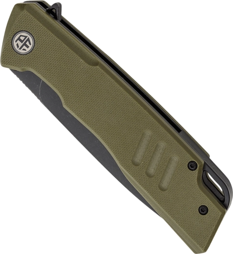 Mâner ergonomic din G10 și clips de buzunar adânc