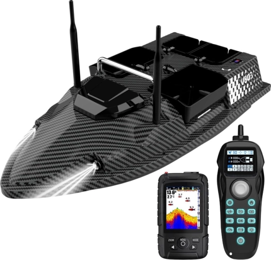Flytec V803 Pro bărcuță de plantat cu GPS și sonar 5200 mAh
