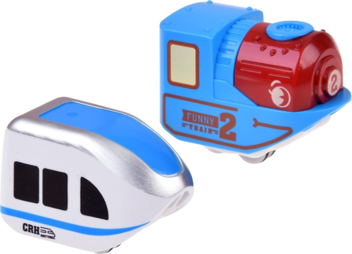 2 trenuri cu acumulator, cu încărcare prin USB
