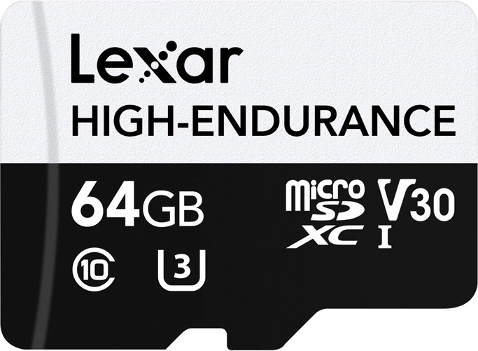 Card de memorie Lexar High-Endurance microSDXC 64 GB