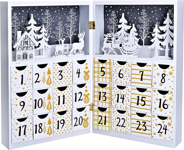 Solight calendar de Advent LED tip carte 40 × 30 cm