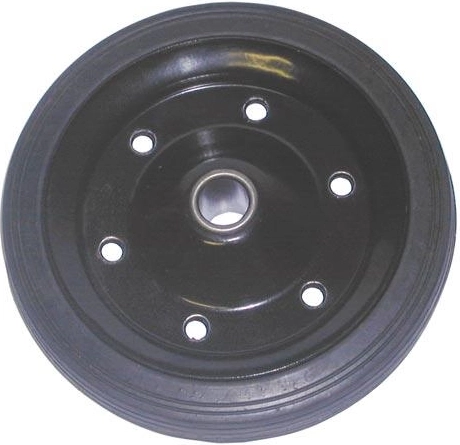 Roată plină 220 × 30 mm cu disc metalic și butuc cu alunecare