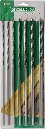 Set burghie pentru lemn 300 mm STALCO, 7 bucăți