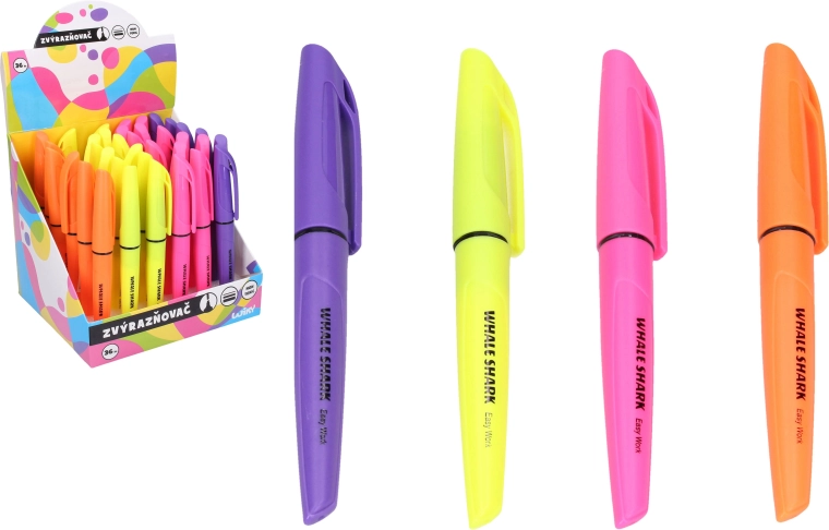 evidențiator fluo – set 4 culori