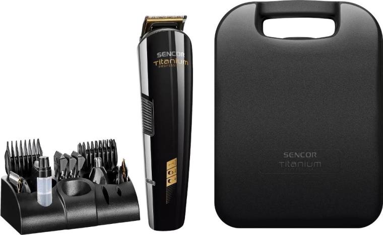 Set profesional Sencor Titanium pentru tuns părul și barba