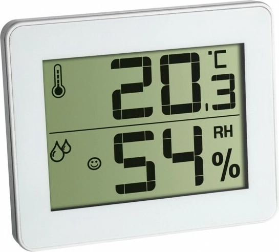 Termometru și higrometru digital TFA, alb