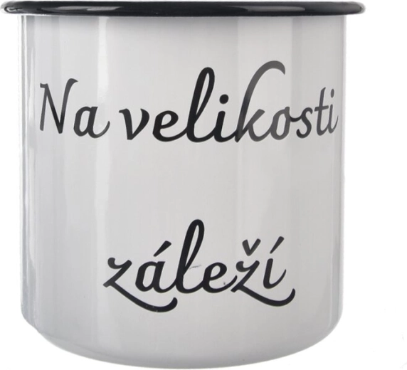 Cana emailată albă 1 l