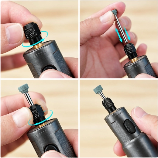 Schimbarea rapidă a accesoriilor de lucru