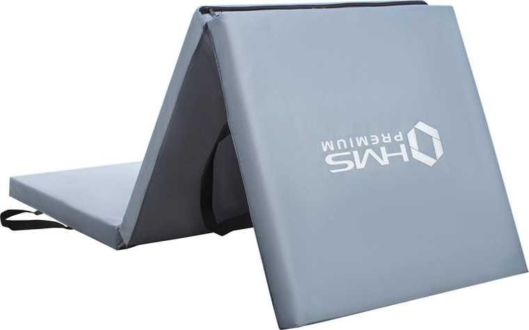 Saltea gimnastică pliabilă HMS Premium MGS02, gri