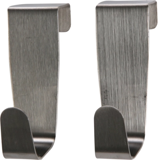 Altomdesign set de 2 cârlige din inox 8,5 × 2,6 cm
