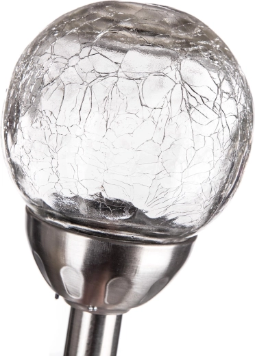 Sticlă decorativă crăpată pentru un efect sclipitor