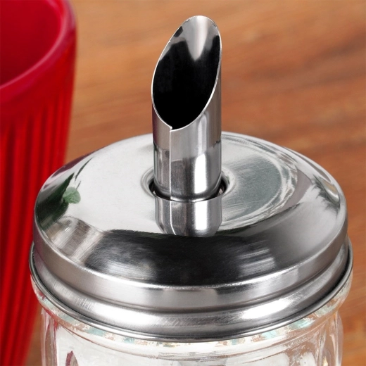 Capac din inox cu filet