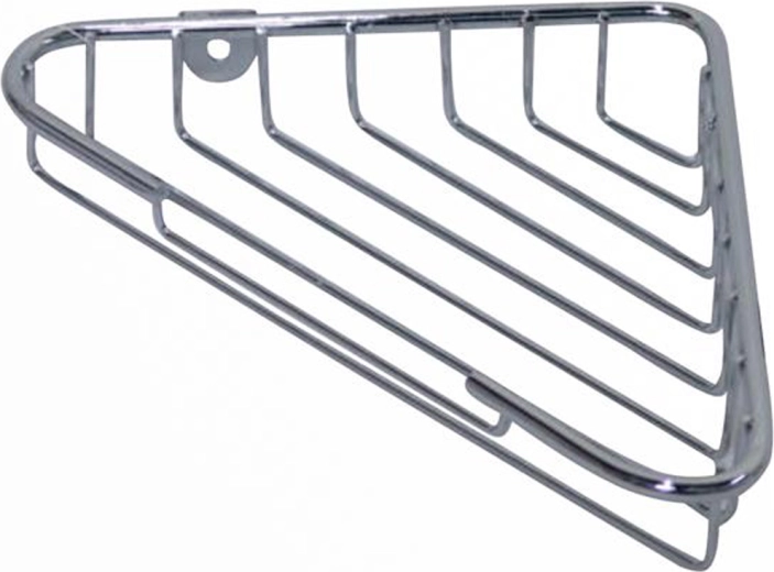 Etajeră de colț din sârmă pentru baie 21,5 × 13,9 × 3,5 cm