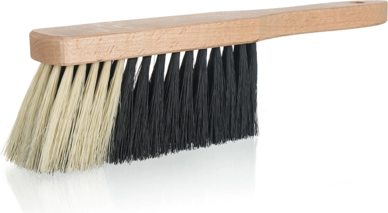 Perie de mână din lemn nelăcuită 28 × 6 × 7,5 cm