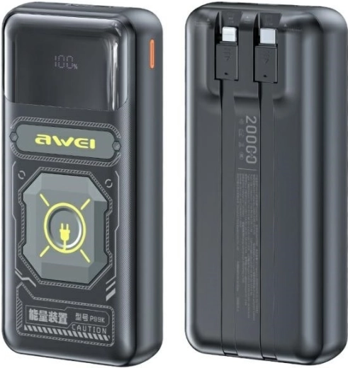 Powerbank P99K 22,5 W 20 000 mAh neagră