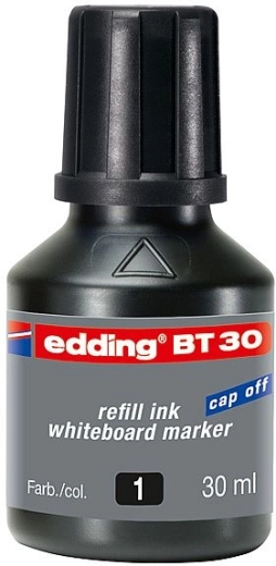 Cerneală pentru markere de tablă Edding, negru 30 ml