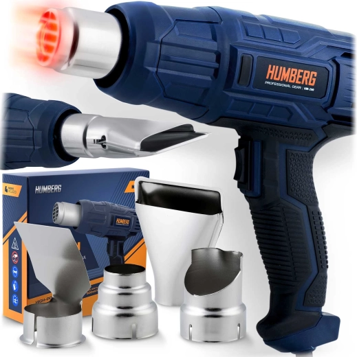 Pistolă cu aer cald electrică HUMBERG 2000 W cu 2 trepte